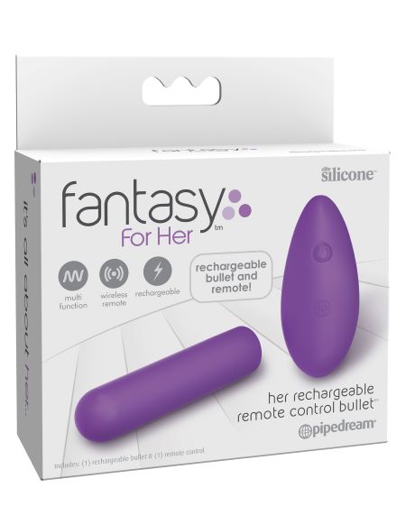 FANTASY FOR HER HER REMOTE CONTROL RECHARGEABLE BULLET