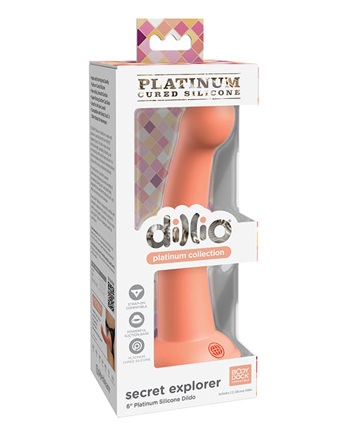 Dillio Platinum 6" Secret Explorer – Peach