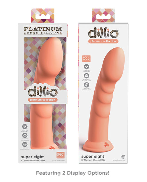 Dillio Platinum 8" Super Eight – Peach