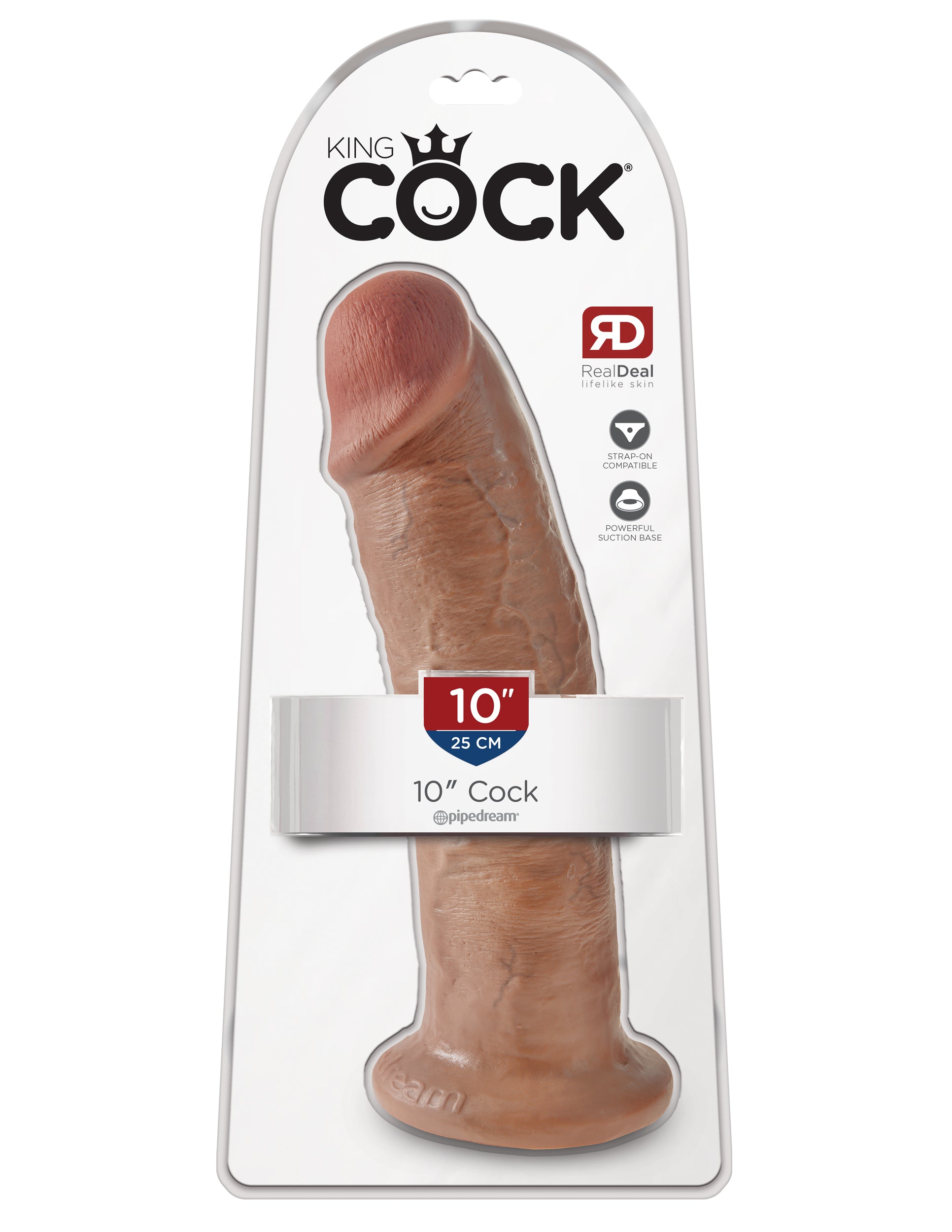 King Cock 10" Cock – Tan