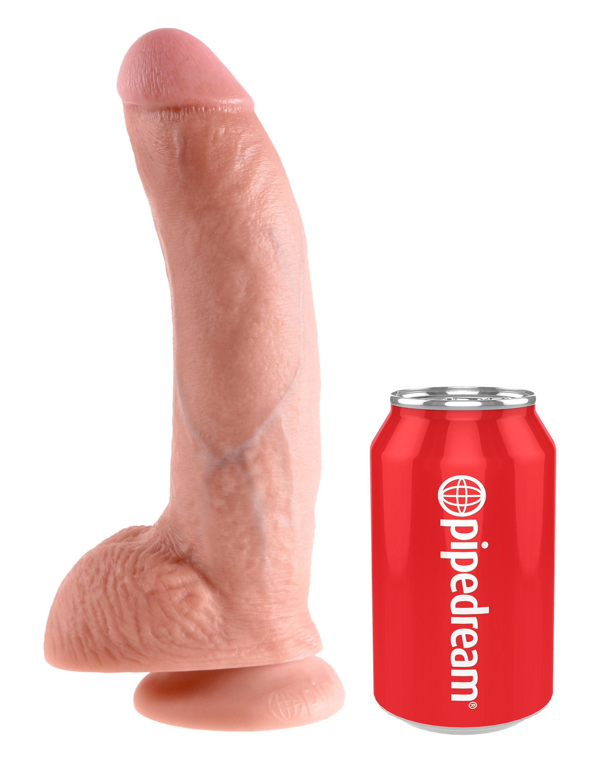 KING COCK 9 IN COCK W/BALLS FLESH