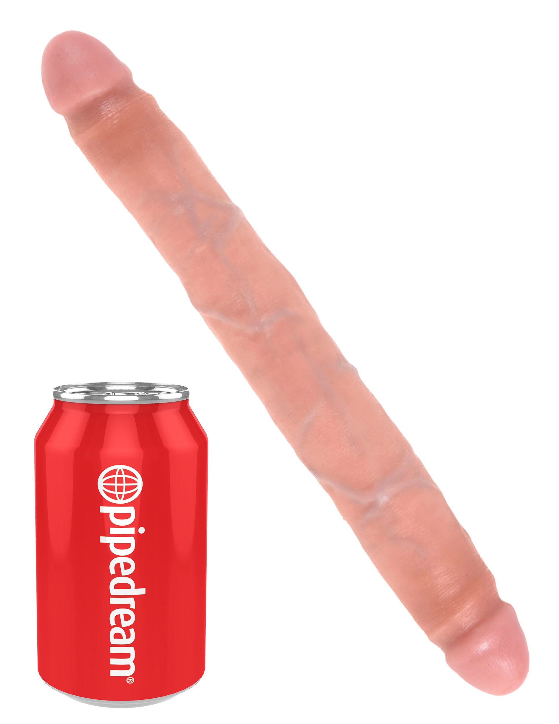 King Cock 12" Slim Double Dildo – Flesh