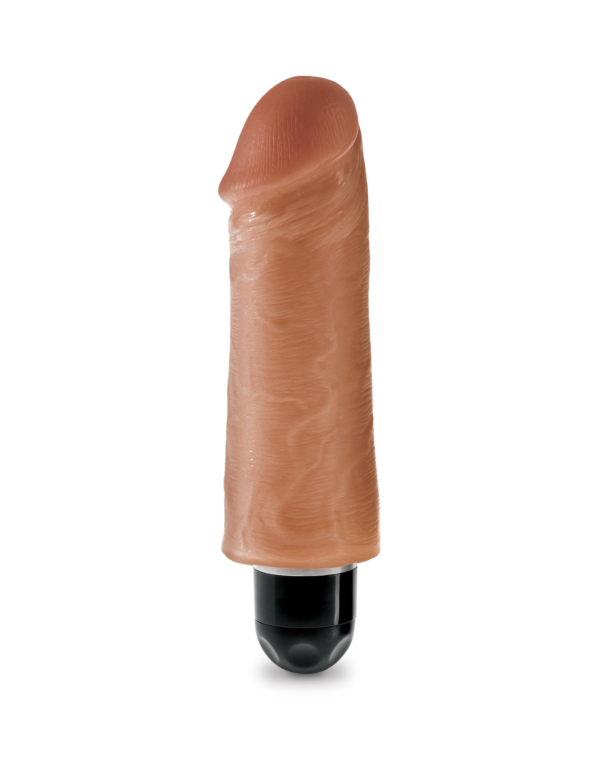 King Cock 5" Vibrating Stiffy – Tan