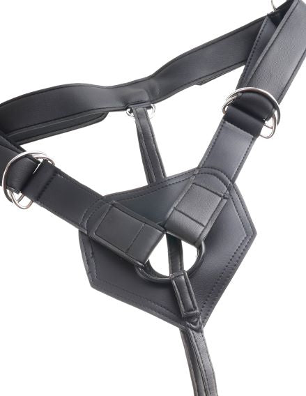 King Cock Strap-On Harness with 6" Cock – Tan