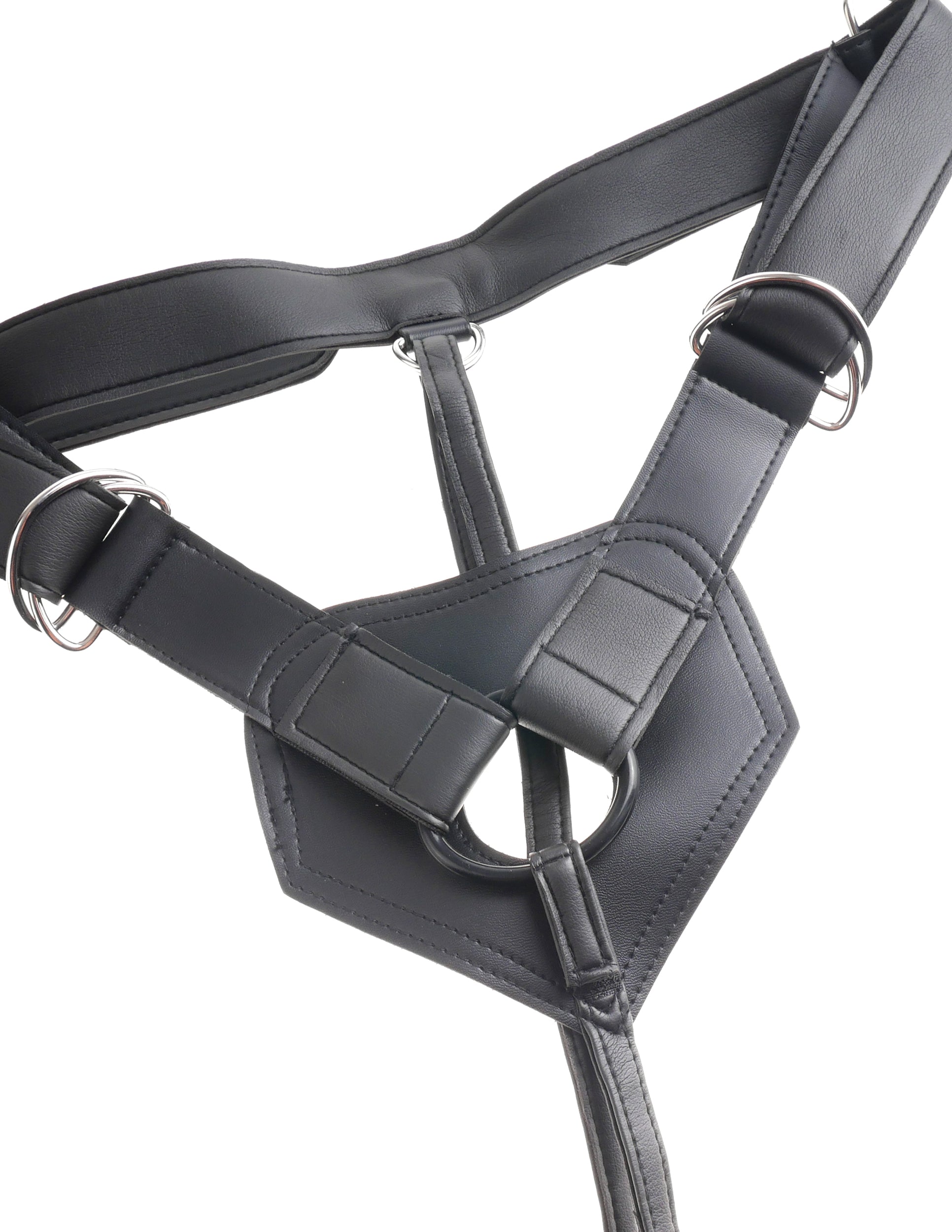 KING COCK STRAP ON HARNESS W/ 8 IN COCK BROWN