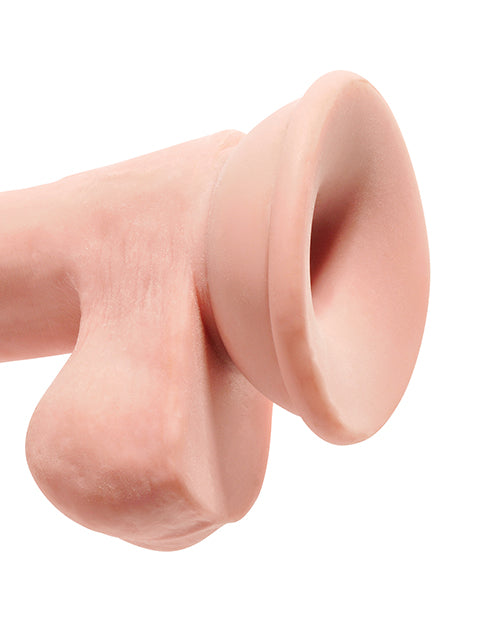 King Cock Plus 6.5" Triple Density Cock With Balls Light
