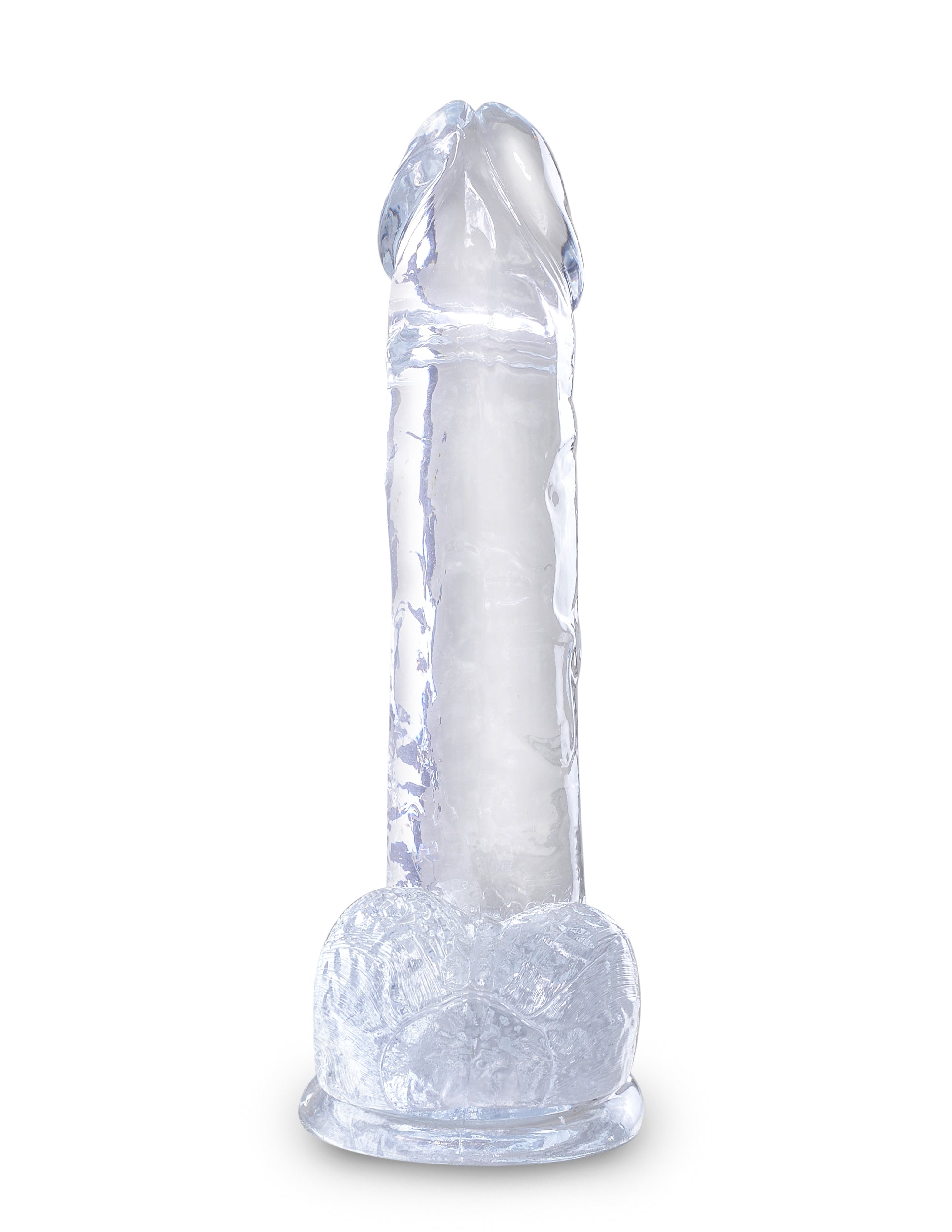 KING COCK CLEAR 7 IN COCK W/ BALLS