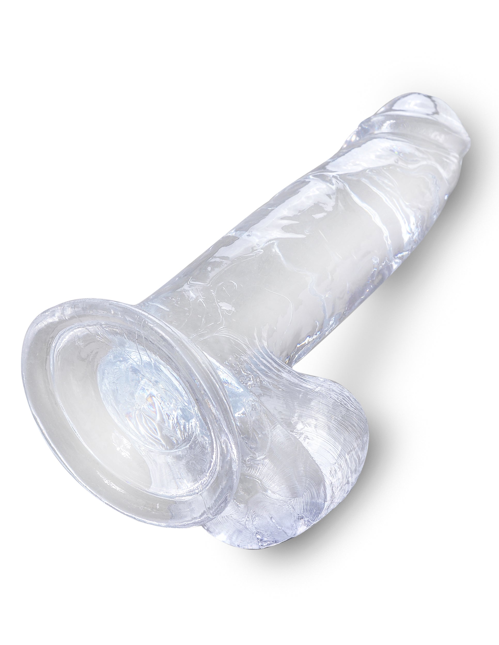 KING COCK CLEAR 7 IN COCK W/ BALLS