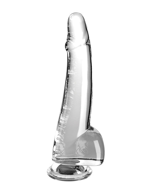 King Cock 10" with Balls – Clear