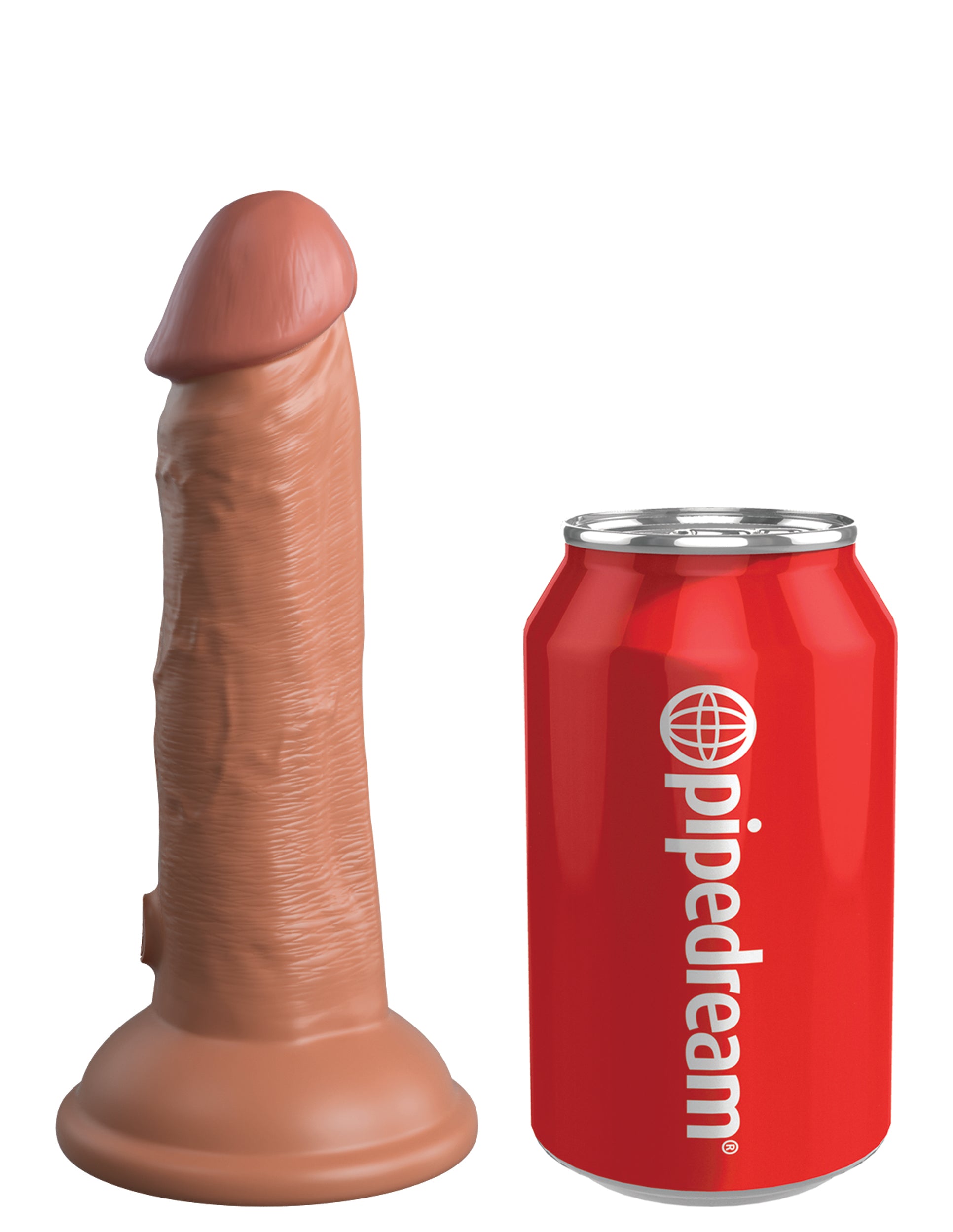 King Cock Elite 6" Dual Density – Tan