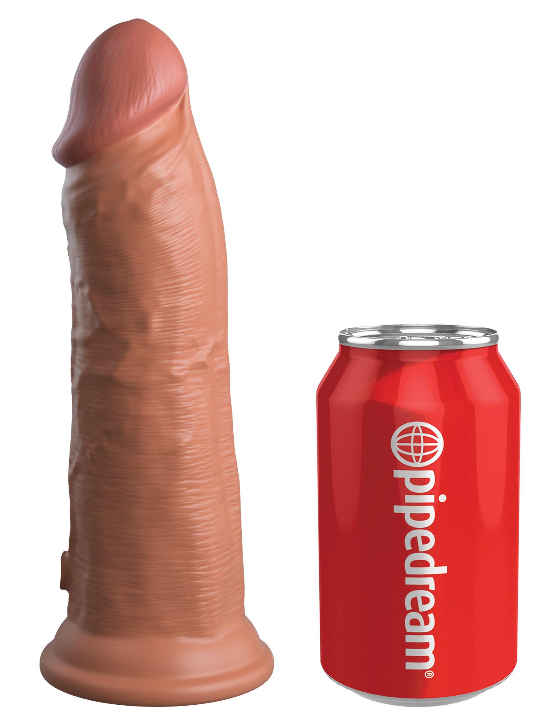 King Cock Elite 8" Dual Density – Tan