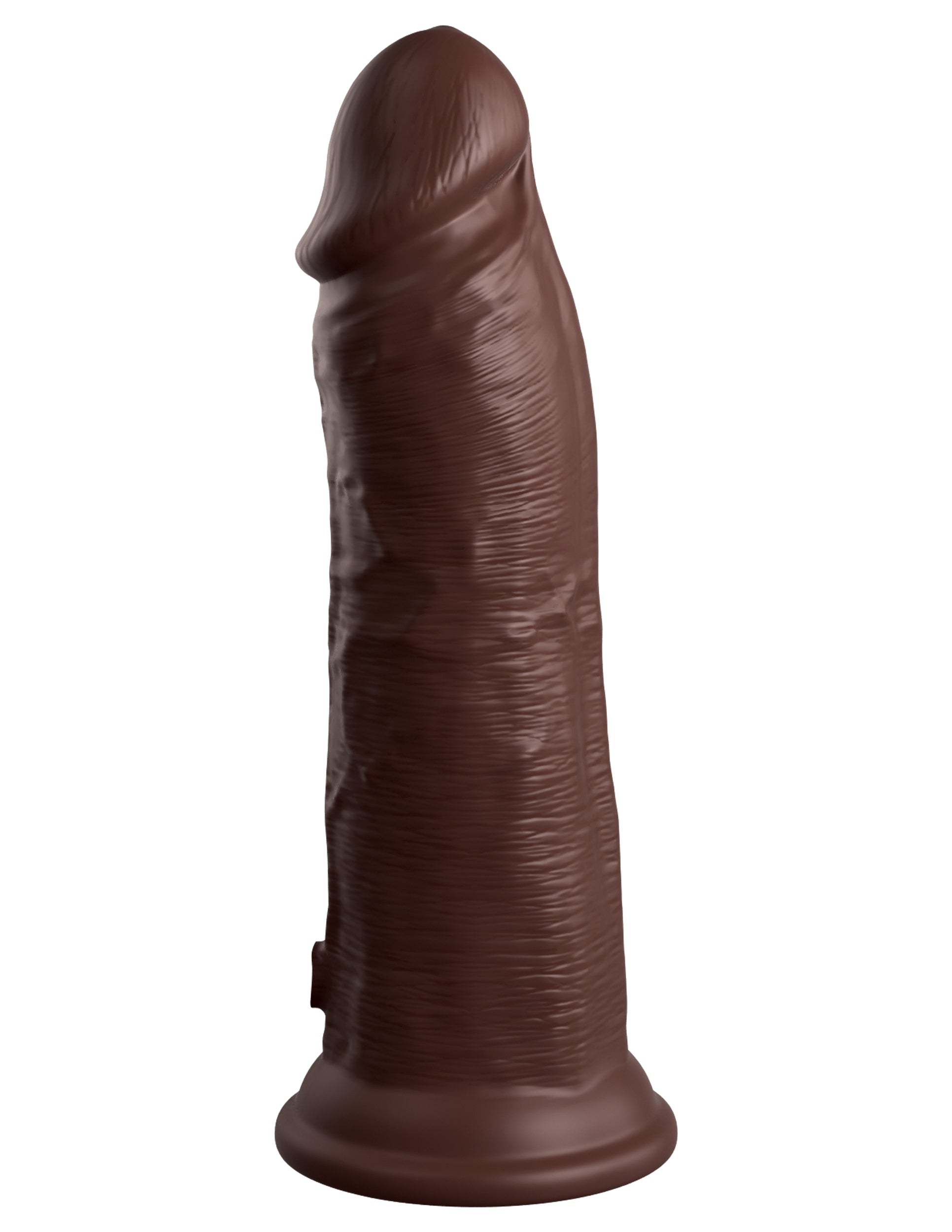 King Cock Elite 8" Dual Density – Brown
