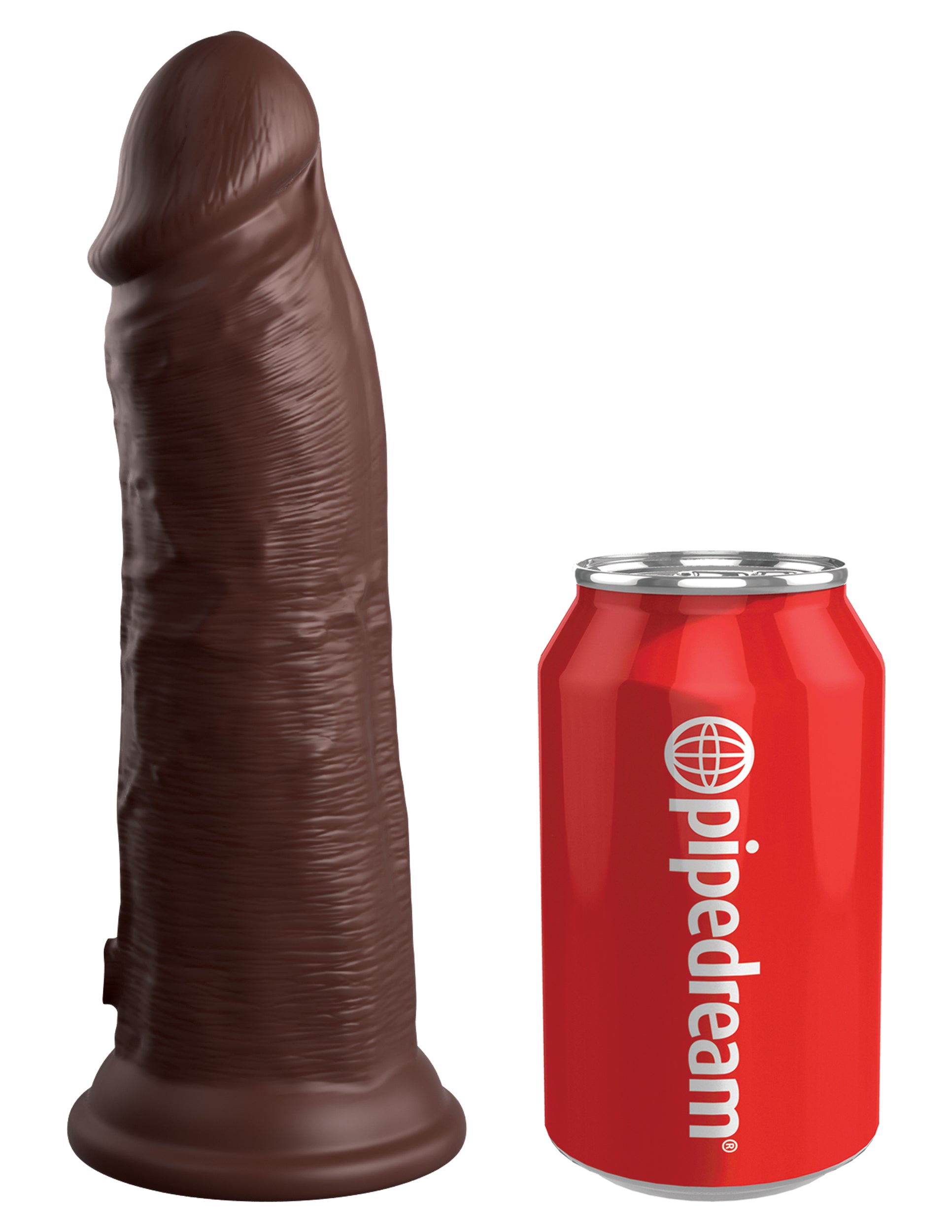 King Cock Elite 8" Dual Density – Brown
