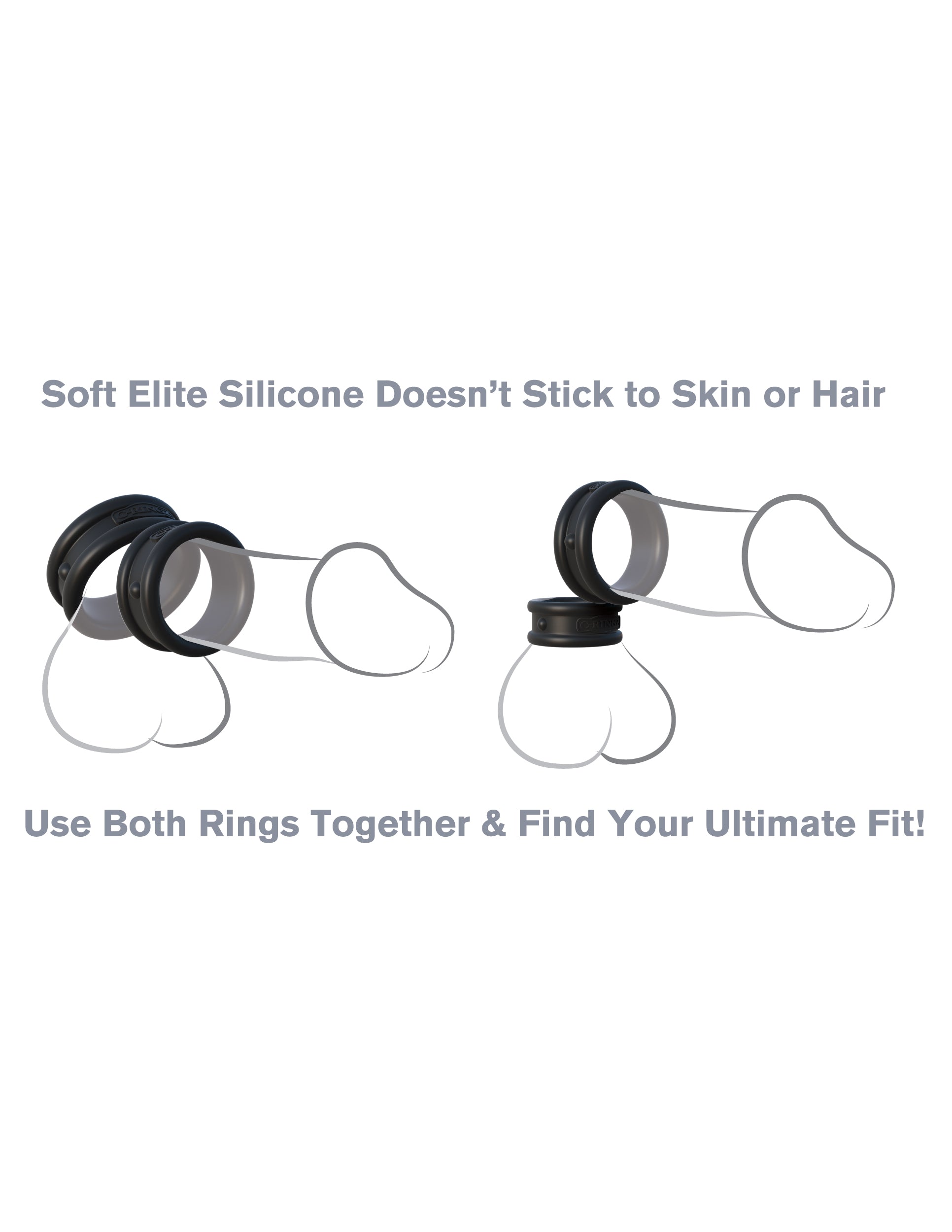 FANTASY C-RINGZ MAX WIDTH SILICONE RINGS