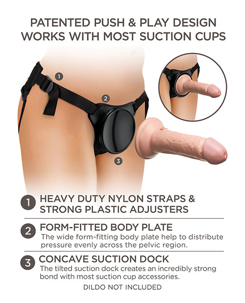 KING COCK ELITE BEGINNERS BODY DOCK STRAP ON HARNESS