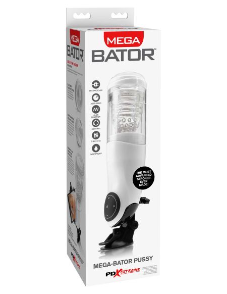 PDX Extreme Mega Bator Pussy – White/Clear