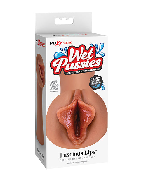 PDX Extreme Wet Pussies Luscious Lips – Tan