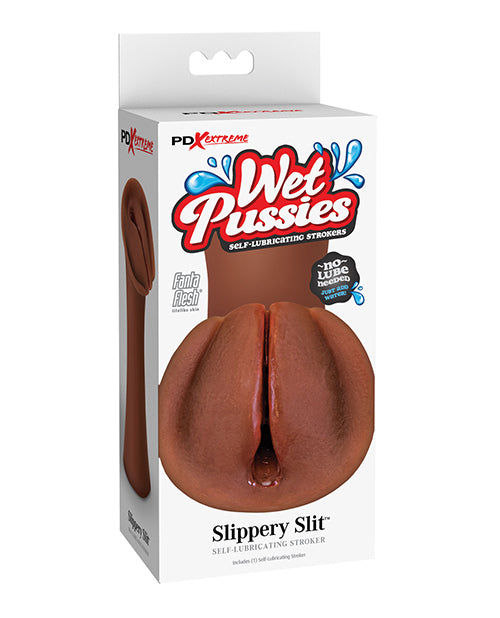 PDX Extreme Wet Pussies Slippery Slit – Brown