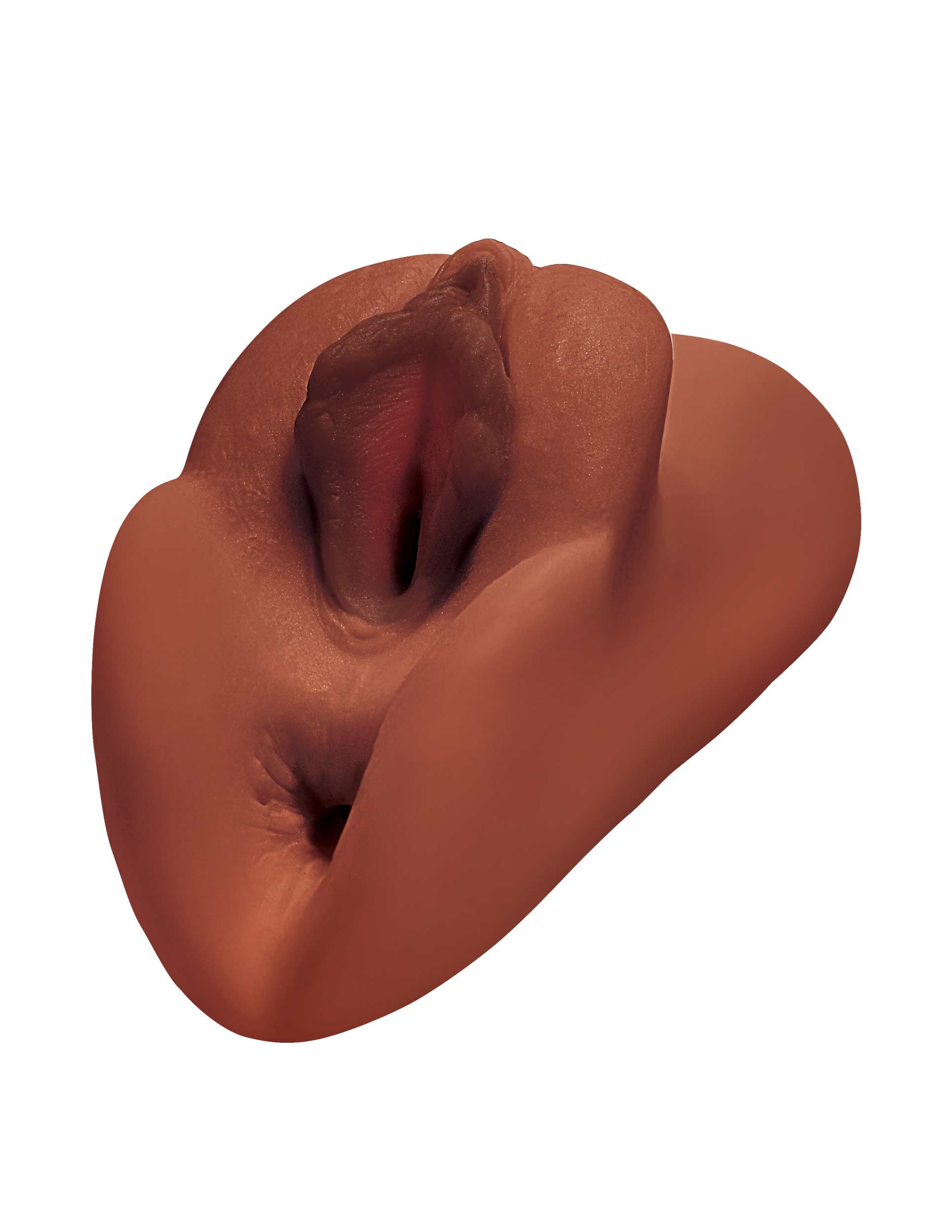 PDX Plus Perfect Pussy Double Stroker – Brown