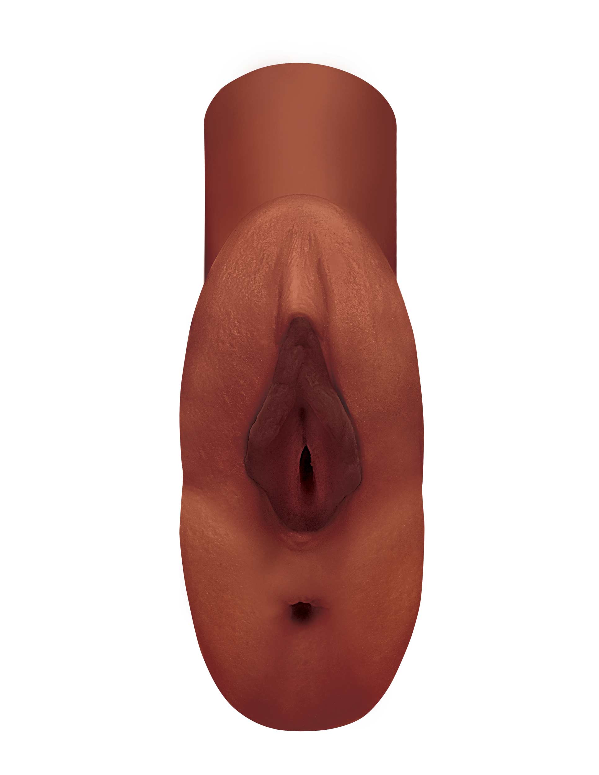 PDX Plus Perfect Pussy Double Stroker – Brown