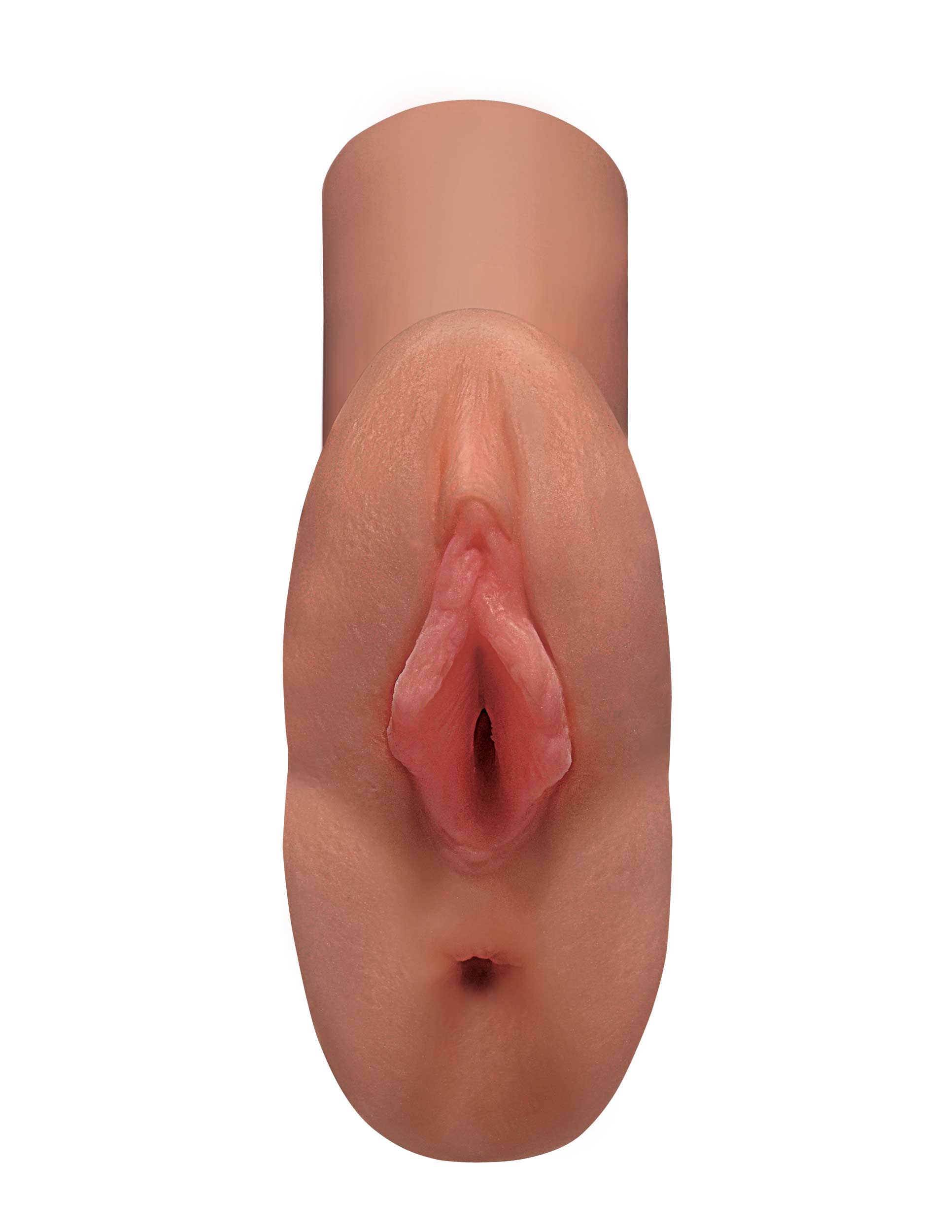 PDX PLUS PERFECT PUSSY DOUBLE STROKER TAN