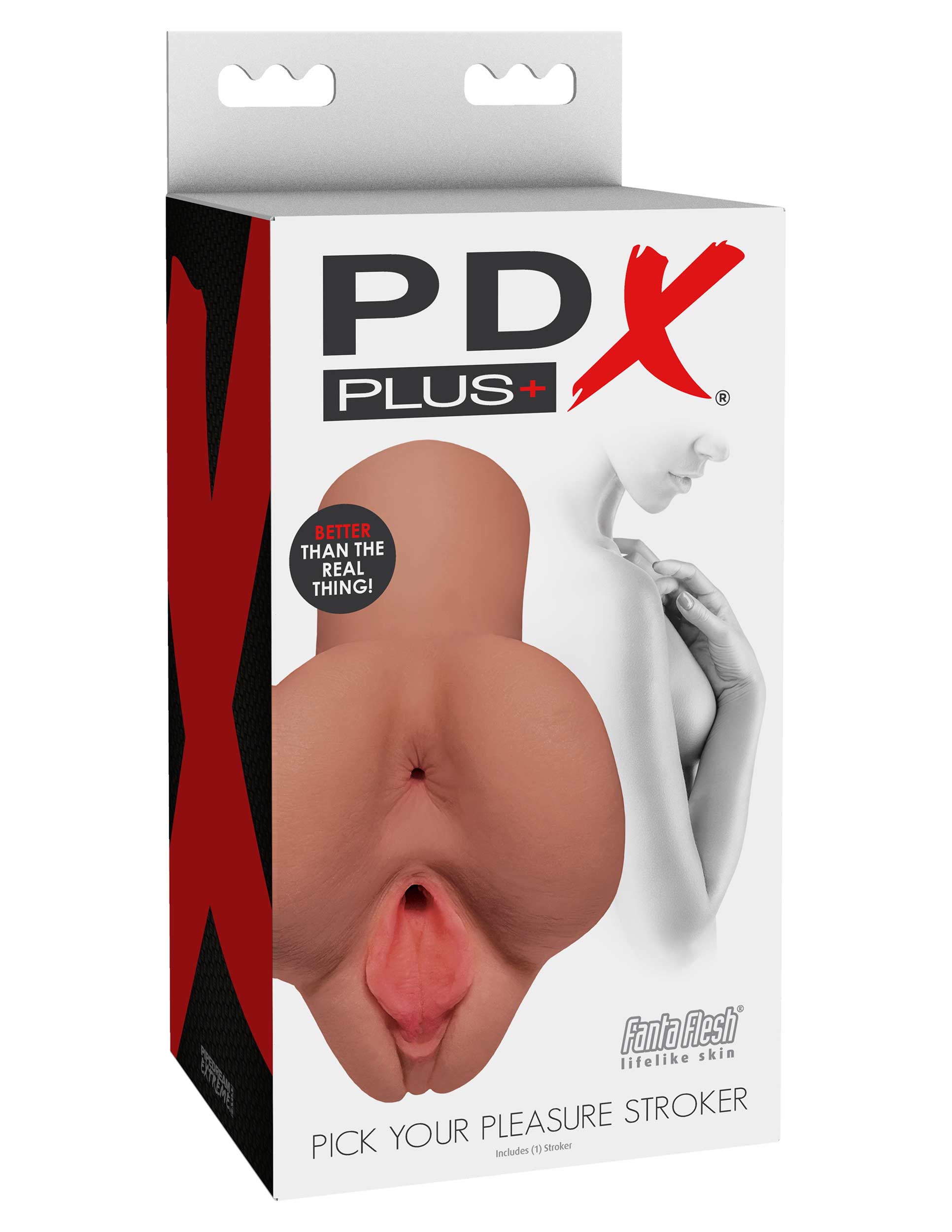 PDX Plus Pick Your Pleasure Stroker – Tan