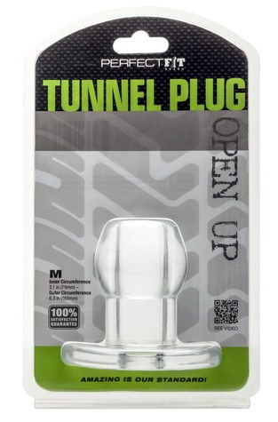 PERFECT FIT TOY TUNNEL PLUG MED ICE CLEAR