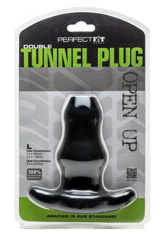 D-TUNNEL PLUG LARGE BLACK
