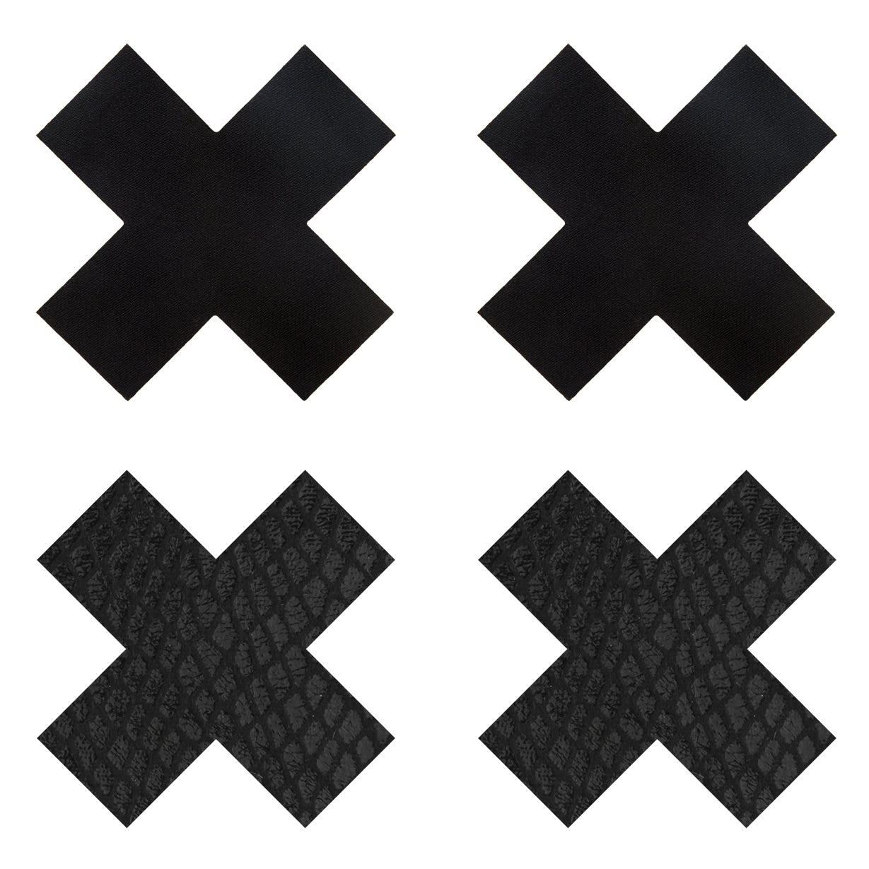 PASTIES CLASSIC BLACK X (PEEKABOOS)