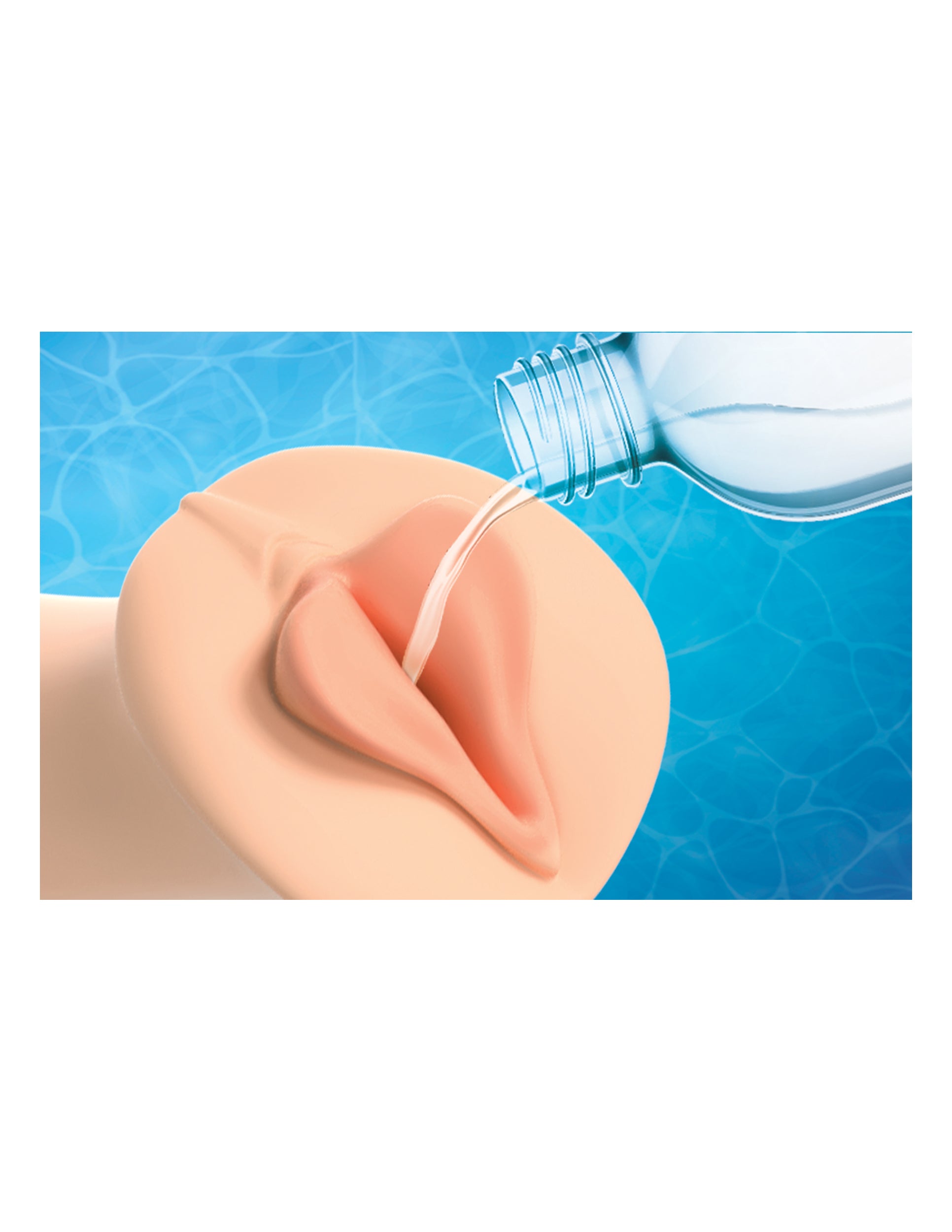 PDX EXTREME WET PUSSIES SUPER LUSCIOUS LIPS XXL - LIGHT