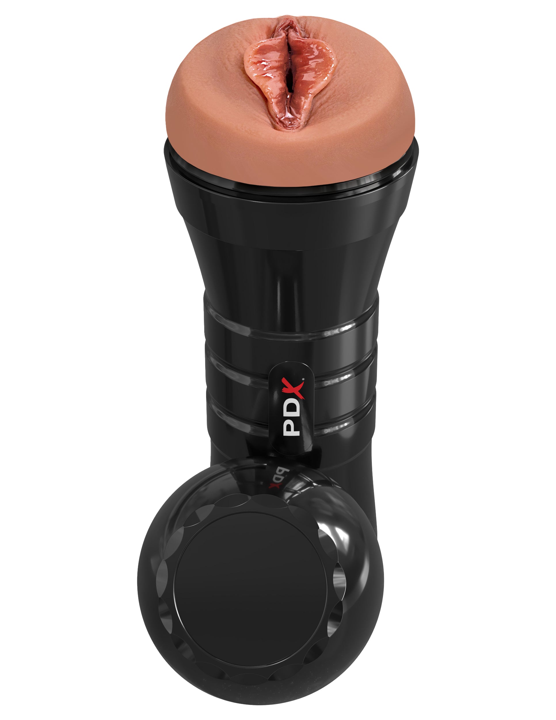 PDX EXTREME WET PUSSIES SUPER LUSCIOUS LIPS XXL - BROWN