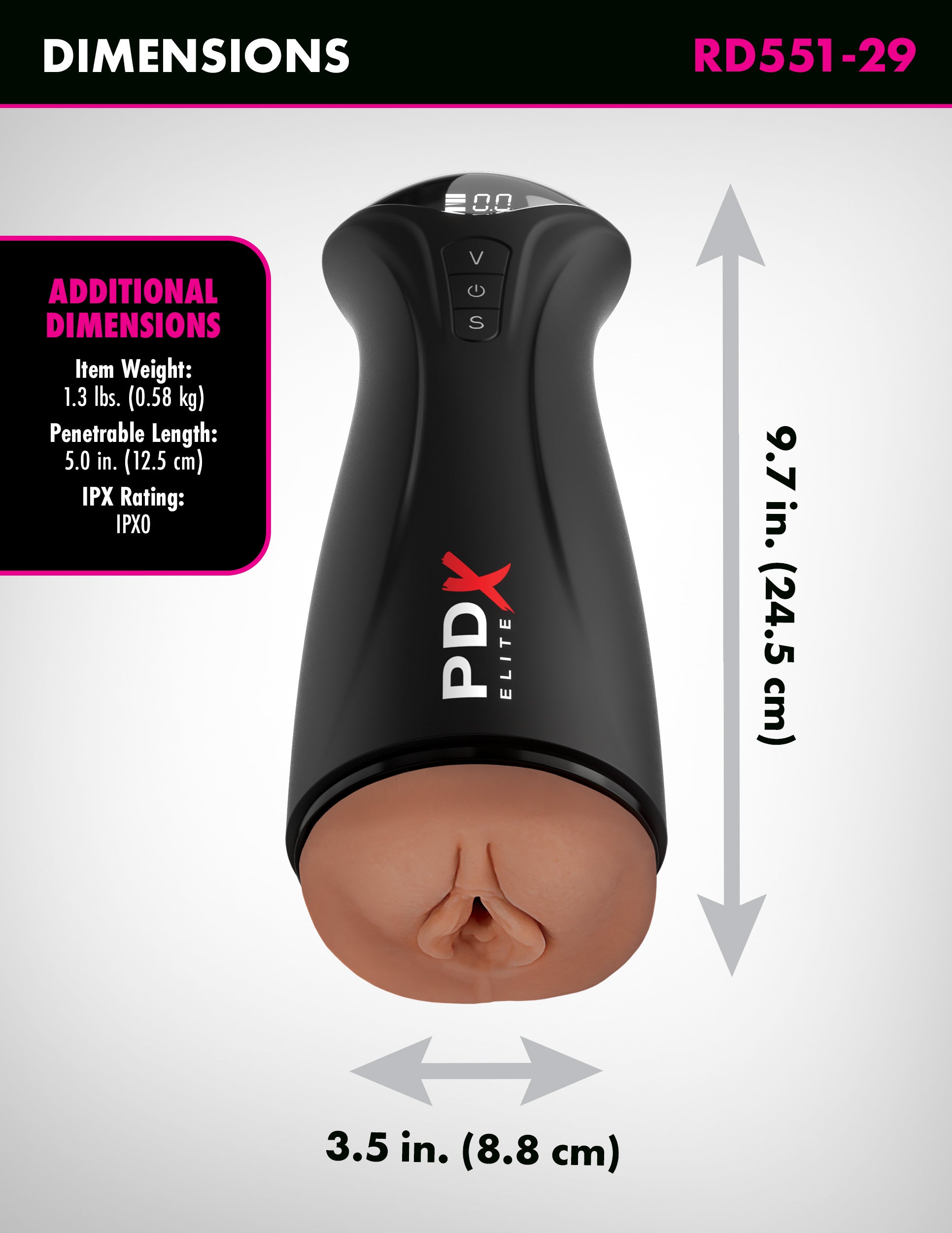 PDX Elite Fuck-Gasm – Brown