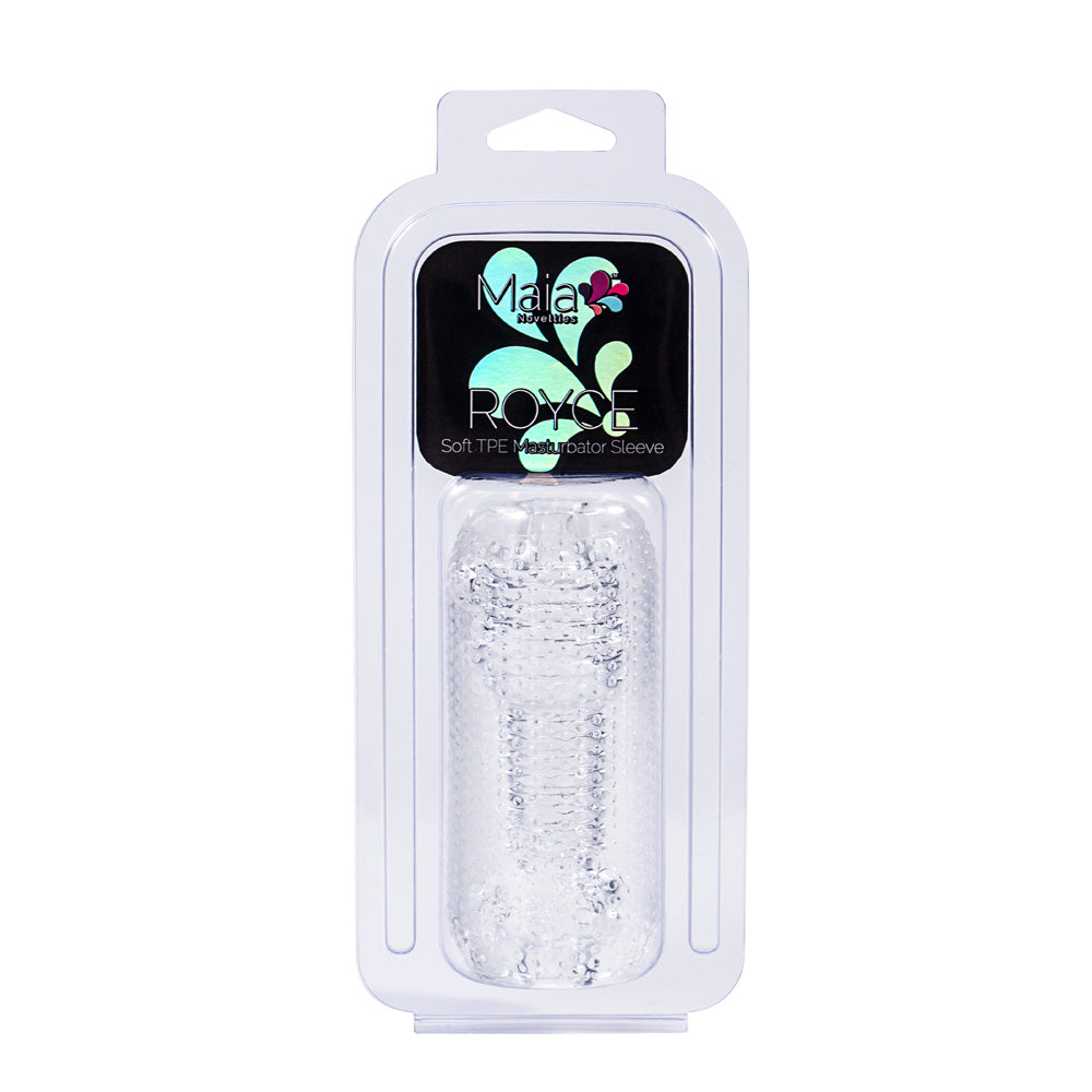 ROYCE CRYSTAL MASTURBATOR CLEAR
