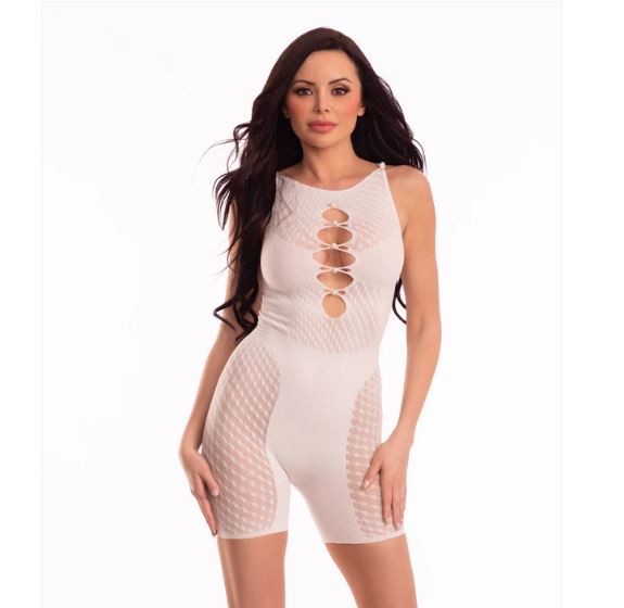 SAVAGE ME PURE WHITE BODY SHORTS WHITE