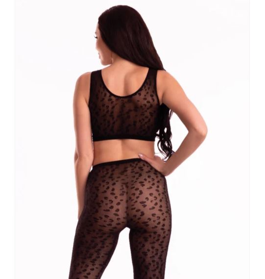 SAVAGE ME HOT KITTY 2PC SET BLACK