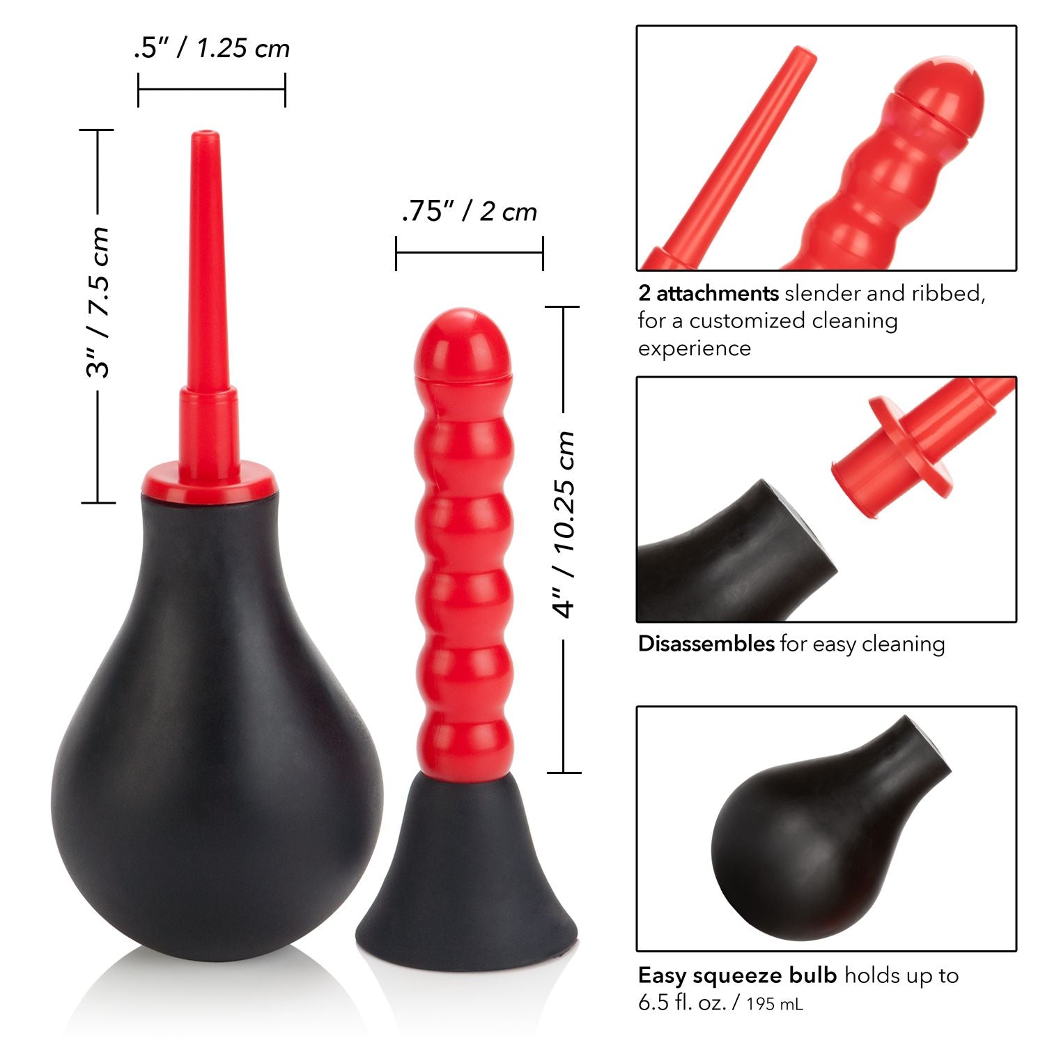 RIBBED ANAL DOUCHE