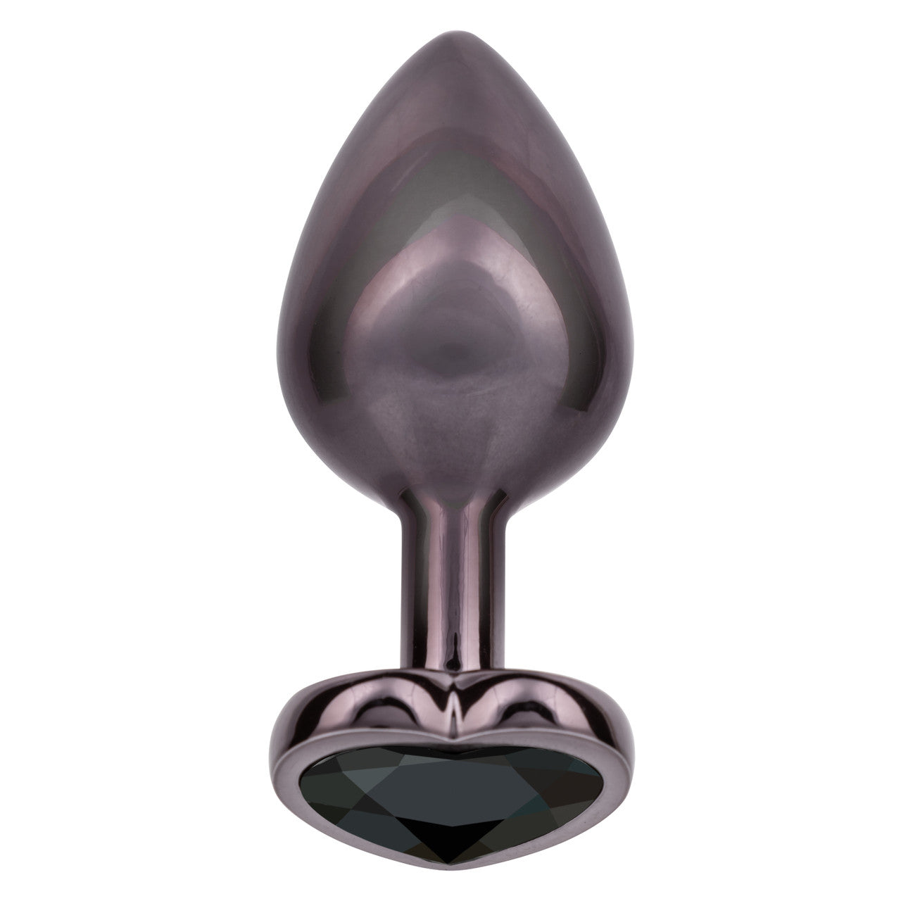 JEWEL LARGE BLACK DIAMOND HEART PLUG