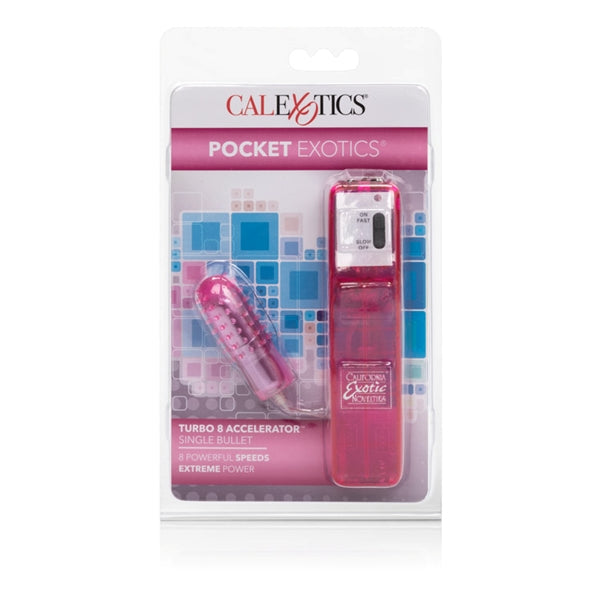 POCKET EXOTIC TURBO 8 SINGLE BULLET W/ SLEEVE PINK