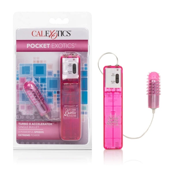 POCKET EXOTIC TURBO 8 SINGLE BULLET W/ SLEEVE PINK
