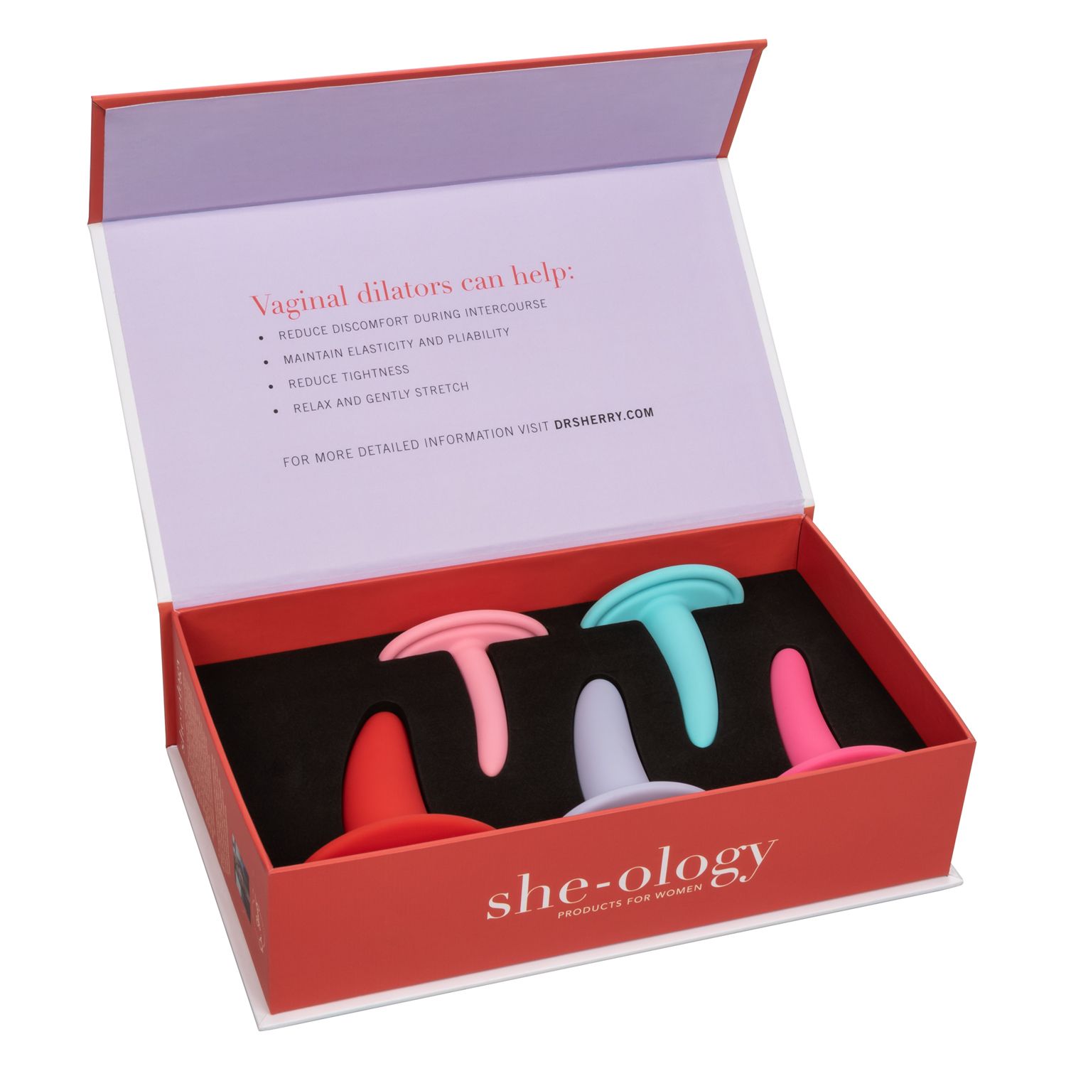 SHE-OLOGY 5PC VAGINAL DILATOR SET