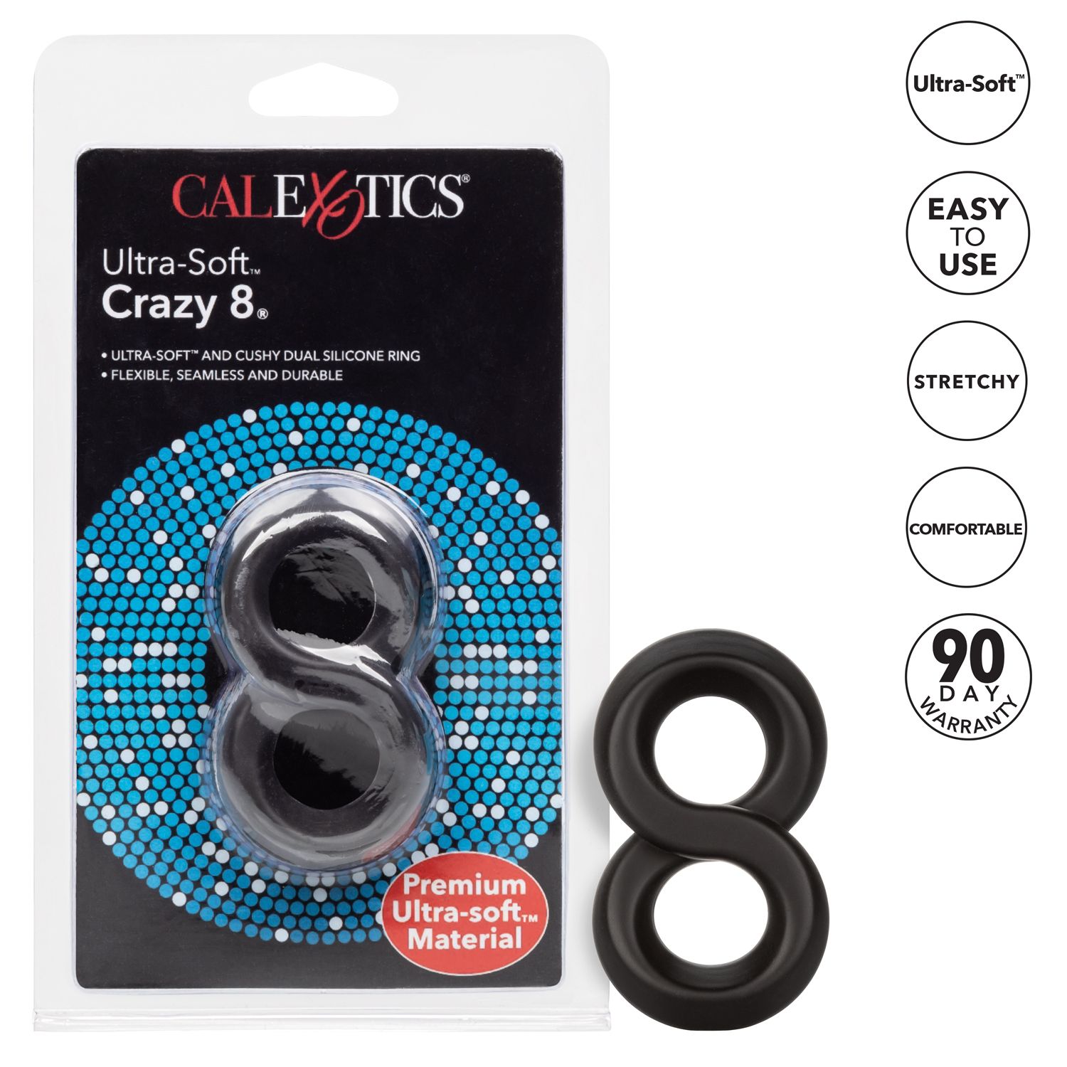 Ultra-Soft Crazy 8 Ring