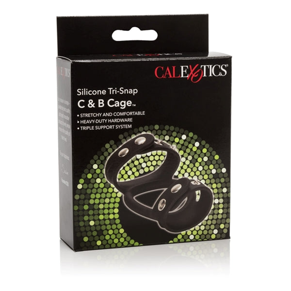 TRI SNAP COCK & BALL CAGE SILICONE