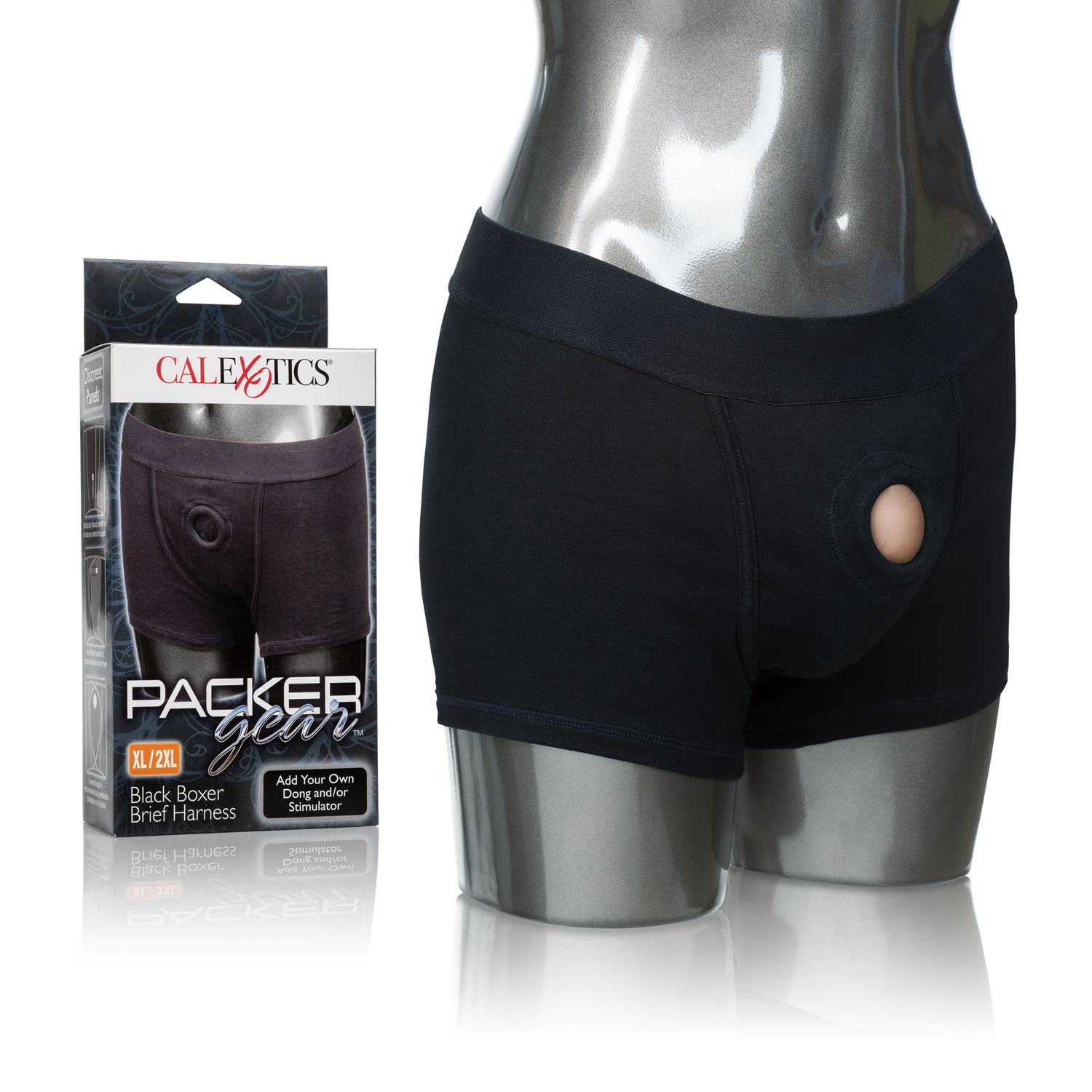 Packer Gear Black Boxer Brief Harness – XL/2XL