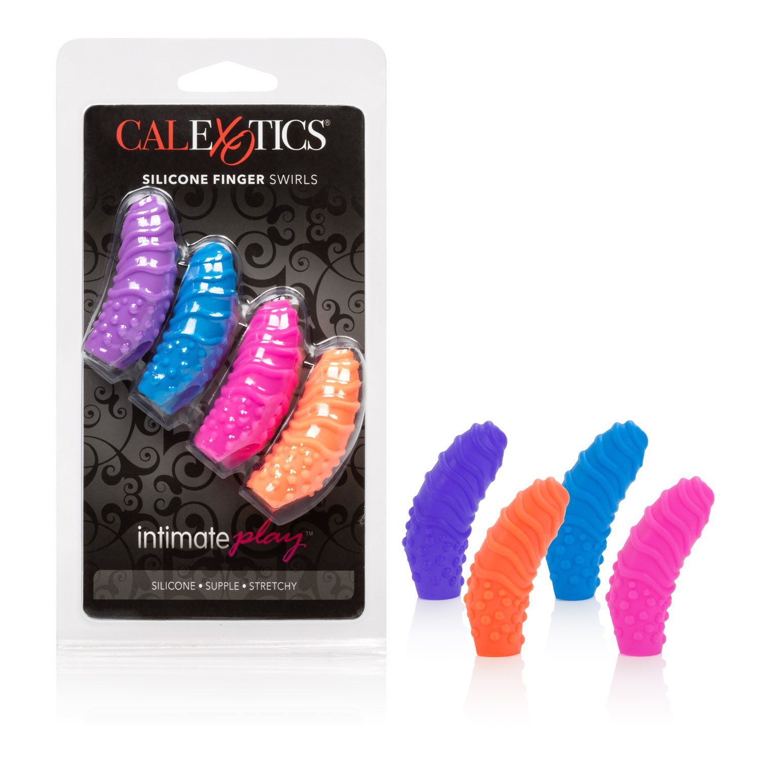 Posh Silicone Finger Teasers – Swirl