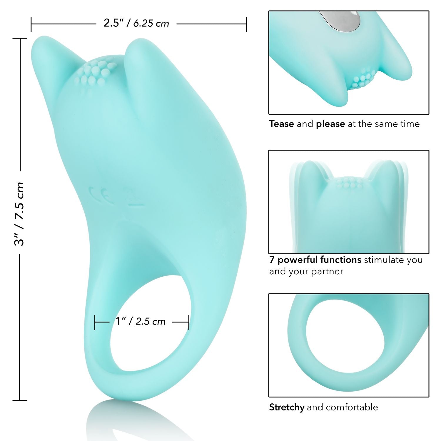 Silicone Rechargeable Dual Exciter Enhancer