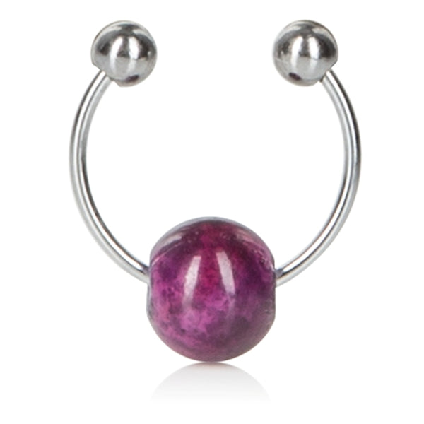 Nipple Play Clamps with Purple Chain