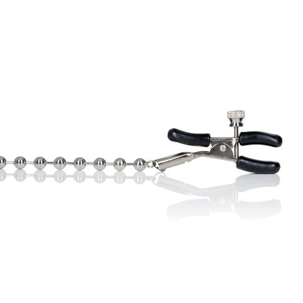 Nipple Play Nipple Clamps – Silver, Beaded