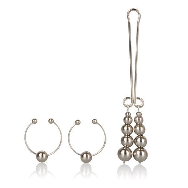 INTIMATE PLAY NIPPLE/CLIT NON- PIERCING SILVER