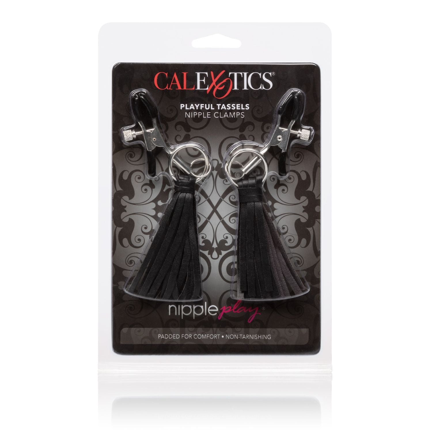 Nipple Play Playful Tassels Nipple Clamps – Black