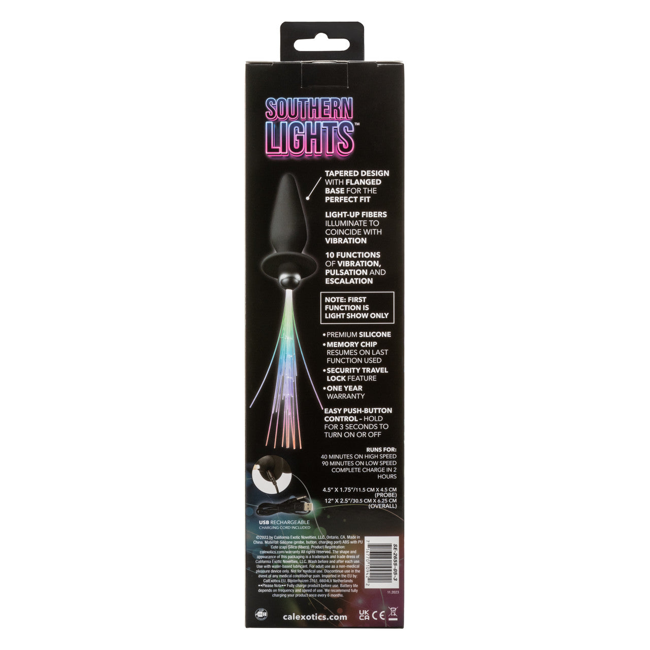 SOUTHERN LIGHTS ANAL PROBE BLACK